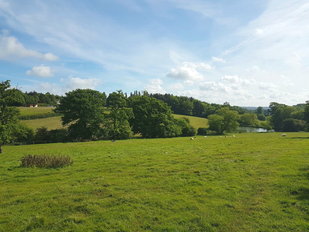 Stunning views across the valley